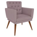 Ver imagem 2 de Kit 3 Poltronas Nina com Capitone - Rosê