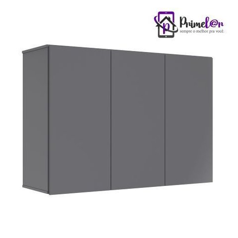 Armário Aéreo 03 Portas Ej:cinza