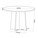 Ver imagem 4 de Mesa de Jantar 6 Lugares Virginia com Vidro Mel/off White/veludo Rosa - Pnr Móveis