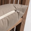 Ver imagem 7 de Poltrona para Jardim em Madeira Maciça com Almofadas Removíveis Riade Marrom/Stain Castanho/Fendi