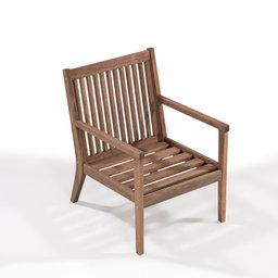 Poltrona para Jardim em Madeira Maciça com Almofadas Removíveis Riade - 5