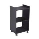 Ver imagem 1 de Estante para Cozinha Casis sem Porta sem Gavetas MDP 40cm Preto Mercado Das Prateleiras