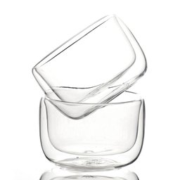 Conjunto 2 Tigelas Parede Dupla Sopa Caldo Sobremesa 300ml - 3