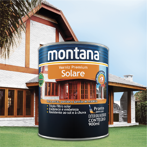 Verniz Brilho Solare Montana Natural 900ml