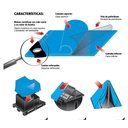 Ver imagem 3 de Lona Carreteiro Azul 5x3m 150 Micras 110g/m2 com Ilhoses Metálicos - Foxlux, Tamanho: 5x3
