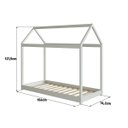 Ver imagem 3 de Mini Cama Montessoriana Madeira Maciça para Colchão 150x70cm Aurora Multimóveis Cr35387 Verde