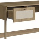 Ver mais imagens de Mesa Escrivaninha e Estante Pés Madeira Arlo A10 Hanover - Mpozenato