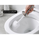 Ver imagem 4 de Escova Sanitária com Suporte Inox Tampa Protetora Base Antiderrapante