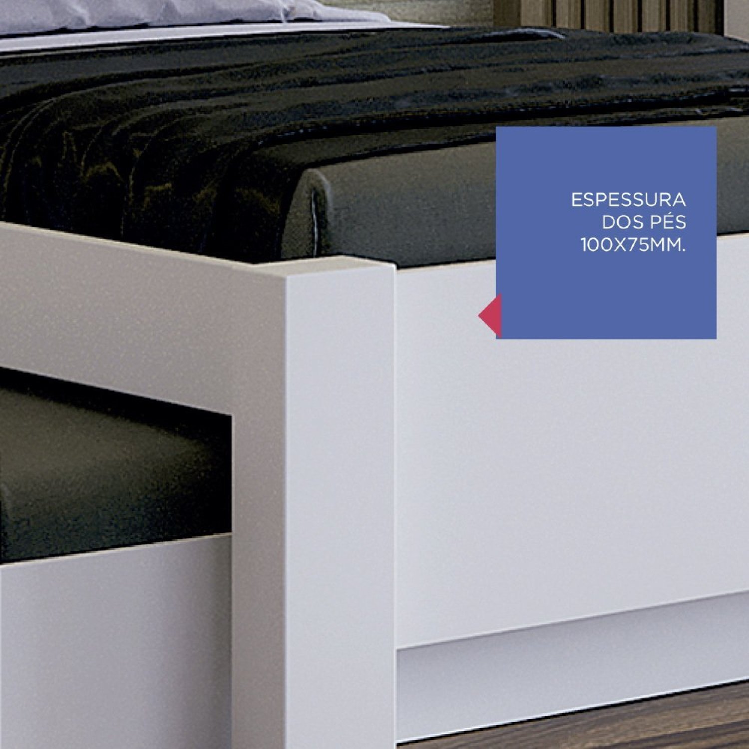 Cama Solteiro Apolo Plus 100% Mdf - 4