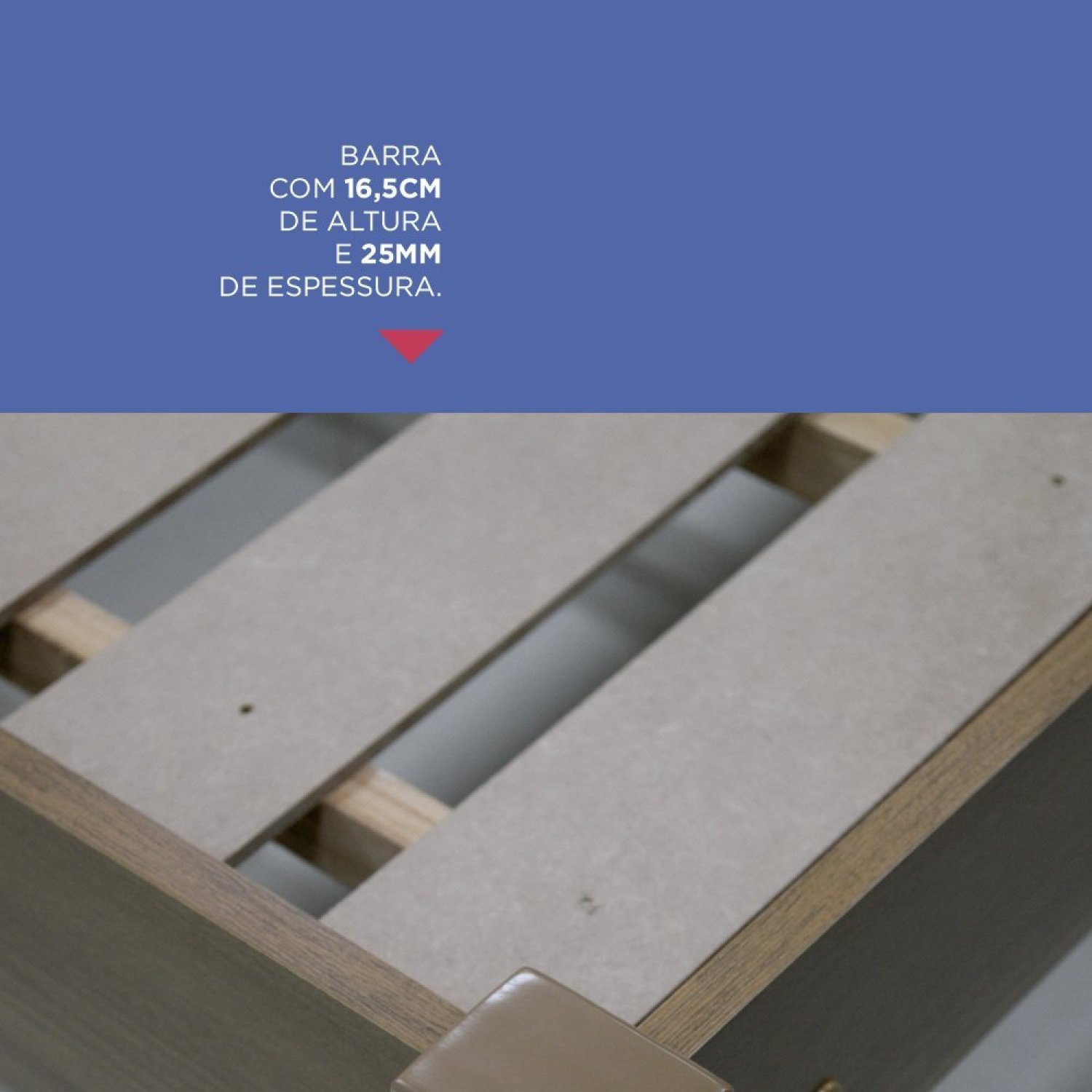 Cama Solteiro Apolo Plus 100% Mdf - 6