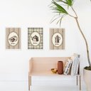 Ver imagem 2 de Kit 3 Quadros Cozinha Antiguinha 24x18cm - com Vidro:madeira Branca