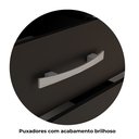 Ver imagem 6 de Cômoda para Quarto 8 Gavetas Imperatriz Preto
