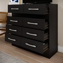 Ver mais imagens de Cômoda para Quarto 8 Gavetas Imperatriz Preto