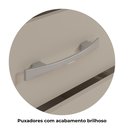 Ver imagem 6 de Cômoda para Quarto 8 Gavetas Imperatriz Castanho/Off White Marrom/Offwhite