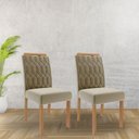 Ver imagem 2 de Cadeira para Mesa de Jantar Jogo de 2 Cadeiras Mdf Paola Wood Cimol Madeira/joli