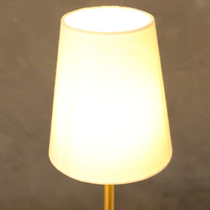 Luminária de Mesa Abajur Sunshine Dourada para 1 Lâmpada E27 - 4