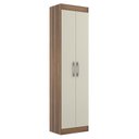 Ver imagem 2 de Armário Multiuso para Área de Serviço 2 Portas San Marino Marrom/Castanho/Offwhite
