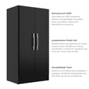 Ver imagem 5 de Armário Multiuso 2 Portas e 3 Prateleiras Vaticano