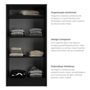 Ver imagem 6 de Armário Multiuso 2 Portas e 3 Prateleiras Vaticano