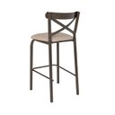 Ver imagem 3 de Conjunto 2 Banquetas para Cozinha Assento Anatômico Paris Bege/Bronze