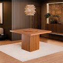 Ver imagem 2 de Mesa Sala Jantar Santiago 136x136cm com Prato Giratorio Cinamomo