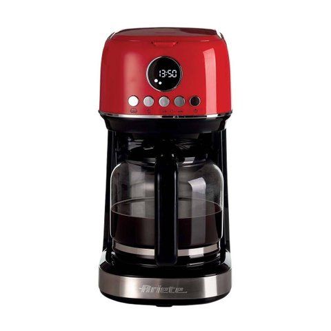 Maquina Café Manual Moderna Vermelha 127v - Ariete