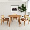 Conjunto de Mesa Extensível Redonda Tarsila Yescasa com 6 Cadeiras Verônica - 2