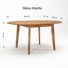 Conjunto de Mesa Extensível Redonda Tarsila Yescasa com 6 Cadeiras Verônica - 5