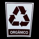 Ver imagem 3 de Kit 2 Placa Adesiva Sinalização Lixo Organico 15x20 Adesivo