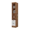 Ver imagem 7 de Conjunto de Quarto Infantil Completo Modulado 5 Peças Ella Yescasa Marrom/Nogal/Branco