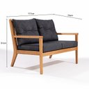 Ver imagem 4 de Sofá 2 Lugares Riade Acquablock