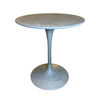 Mesa de Jantar Tulipa Saarinen Redonda 90 cm em Cimento Queimado - Cinza - 2