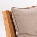 Ver imagem 7 de Sofá 2 Lugares Riade Acquablock Bege/Jatobá/Fendi