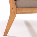 Ver mais imagens de Sofá 2 Lugares Riade Acquablock Bege/Jatobá/Fendi