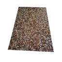 Ver imagem 2 de Tapete de Couro Quadriculado 2,00 X 1,50 M Marron Ligth