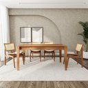 Ver imagem 2 de Conjunto de Mesa Extensível Retangular Tarsila Yescasa com 6 Cadeiras Verõnica