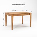 Ver imagem 5 de Conjunto de Mesa Extensível Retangular Tarsila Yescasa com 6 Cadeiras Verõnica