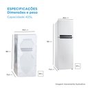 Ver imagem 6 de Geladeira Midea Frost Free Duplex Rt572 425 Litros Branca