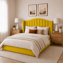 Ver imagem 5 de Cabeceira Cama Box Casal Queen 160cm Zoe Estofada Suede Moderna