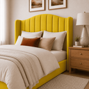 Ver imagem 4 de Cabeceira Cama Box Casal Queen 160cm Zoe Estofada Suede Moderna
