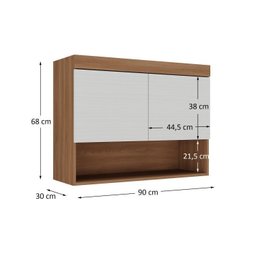Quarto Infantil Completo 4 Peças Ella Espresso Móveis - 14