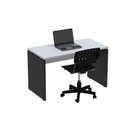 Ver imagem 5 de Escrivaninha Mesa Escritório Retangular 120CMX60CM P25 120cm Cinza e Preto
