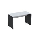 Ver imagem 3 de Escrivaninha Mesa Escritório Retangular 120CMX60CM P25 120cm Cinza e Preto
