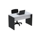 Ver imagem 6 de Escrivaninha Mesa Escritório Retangular 120CMX60CM P25 120cm Cinza e Preto
