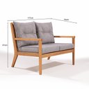 Ver imagem 4 de Sofá 2 Lugares Riade Acquablock