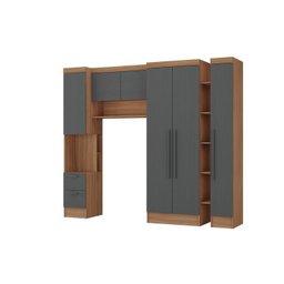 Quarto Infantil Completo 4 Peças Ella Espresso Móveis - 2