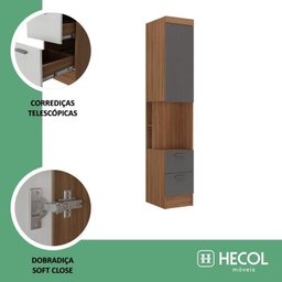 Quarto Infantil Completo 4 Peças Ella Espresso Móveis - 5