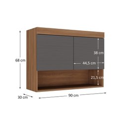 Quarto Infantil Completo 4 Peças Ella Espresso Móveis - 11