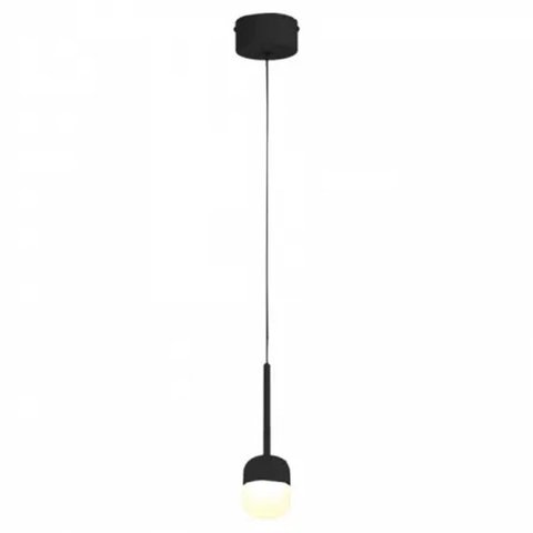 Pendente Preto 8cm Led 6W 3000K Bivolt PARIS LUZ