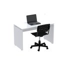 Ver imagem 6 de Escrivaninha Mesa Escritório Retangular 120CMX60CM P25 120cm Branco